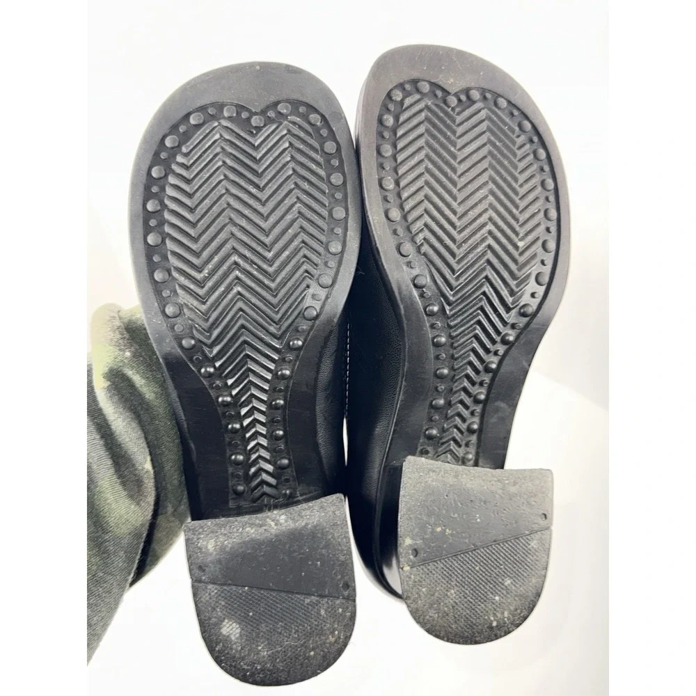 Vintage Y2K Chunky Platform Heel Pump Whimsigoth Bow Dark Academia Grunge Size 7 - Picture 16 of 16